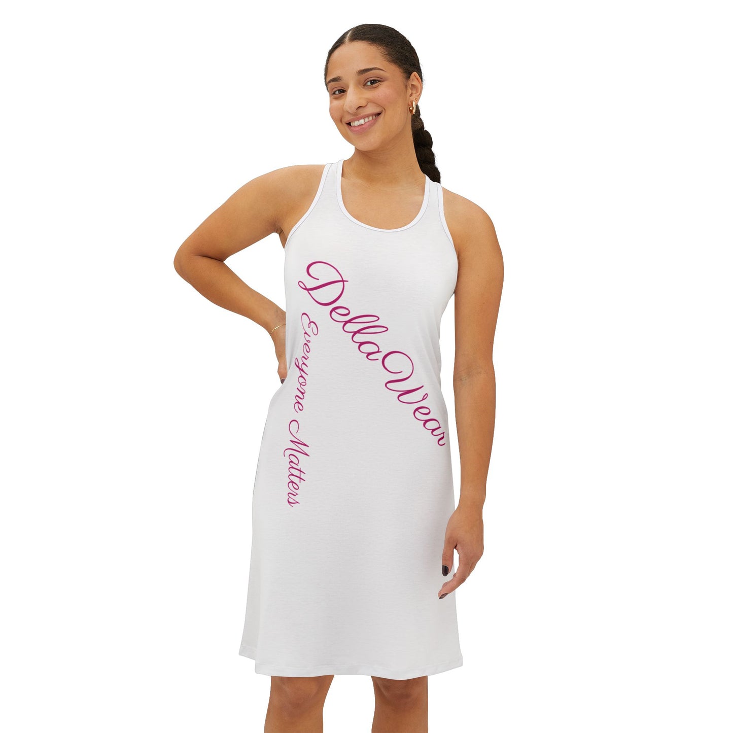 Chic Women's Racerback Dress - Everyday Comfort, Casual Summer Wear, Beach Cover-Up, Workout Dress, Gift for Her